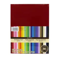 Essentials 8.5" x 11" Cardstock Paper by Recollections&reg;, 200 Sheets