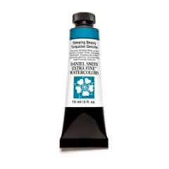 Daniel Smith Extra Fine&trade; Watercolor Paint, 15mL Sleeping Beauty Turquoise Genuine
