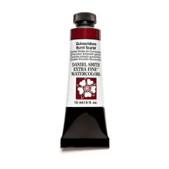 Daniel Smith Extra Fine&trade; Watercolor Paint, 15mL Quinacridone Burnt Scarlet