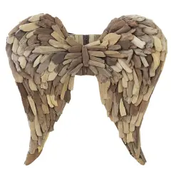 Hello Honey&reg; Driftwood Angel Wings Wall D&eacute;cor