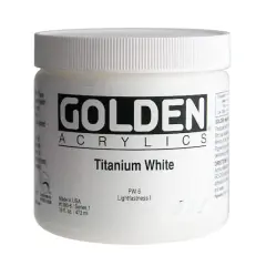 Golden&reg; Heavy Body Acrylic Paint, 16oz. Titanium White