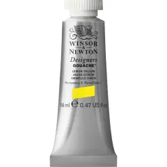Winsor & Newton&reg; Designers Gouache Lemon Yellow
