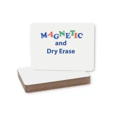 9" x 12" Magnetic Dry Erase Board, Class Pack of 12