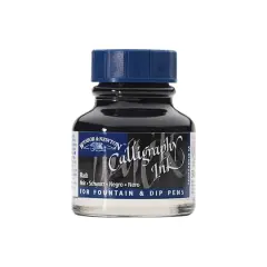 Winsor & Newton&reg; Calligraphy Ink, 30mL Black