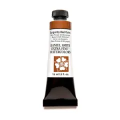 Daniel Smith Extra Fine&trade; Watercolor Paint, 15mL Burgundy Red Ochre