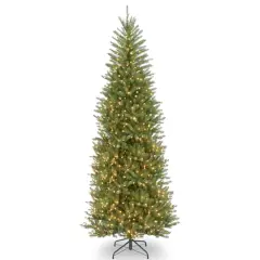 10 ft. Pre-Lit Dunhill&reg; Fir Slim Artificial Christmas Tree, Clear Lights