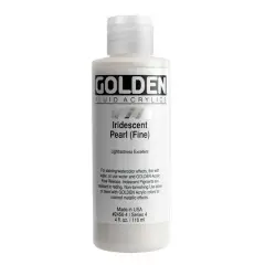 Golden&reg; Iridescent Fluid Acrylics, 4oz. Iridescent Pearl Fine