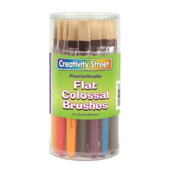Colossal Brush, Natural Bristle, Flat, 30 Set
