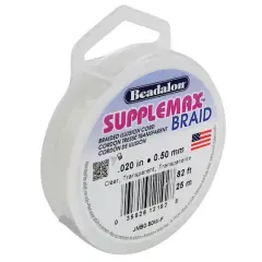 Beadalon&reg; Supplemax&trade; 0.5mm Braided Illusion Cord