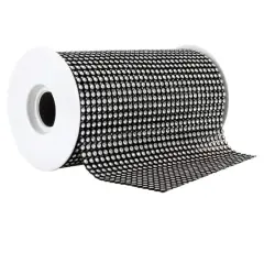 6" Bling Ribbon Wrap by Celebrate It&reg; Occasions&trade; Black and Silver