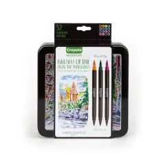 Crayola&reg; Signature&trade; Brush & Detail Dual-Tip Markers