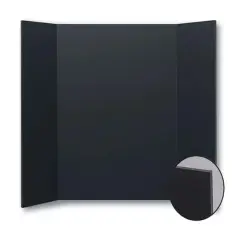 Black Flipside Foam Project Board, 36" x 48", Pack of 10