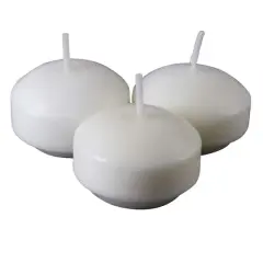 White Linen Floating Candles, 9ct. by Ashland&reg;