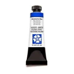 Daniel Smith Extra Fine&trade; Watercolor Paint, 15mL Ultramarine Blue