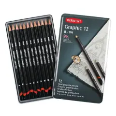 Derwent&reg; Graphic 12 Technical Pencil Set