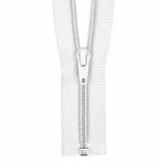 YKK 36" White #5 Nylon Coil Open End Zipper