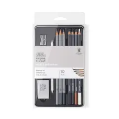 Winsor & Newton&trade; Studio Collection&trade; Sketching Pencil 10pc Tin Set