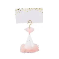 Kate Aspen&reg; Pink Party Hat Place Card Holder, Set of 12