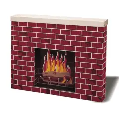 Corrugated Fireplace
