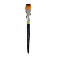 Golden Taklon Short Handle Flat Wash Brush by Artist's Loft&trade; Vienna 