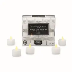 White Flameless Tealights, 24ct. by Ashland&reg;