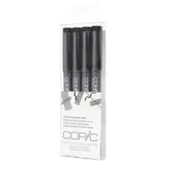 Copic&reg; Black Multiliner Pen Set, Broad