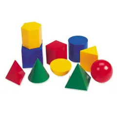 Learning Resources&reg; Large Geometric Shapes, Set of 10