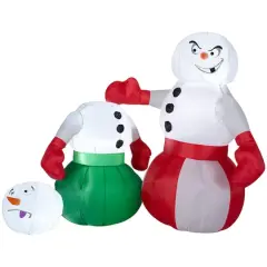 4ft. Airblown&reg; Inflatable Christmas Snowmen Boxing