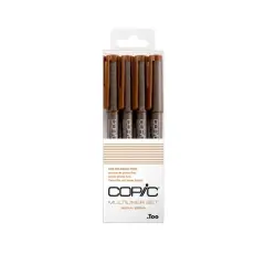 Copic&reg; Sepia Multiliner Pen Set, Fine