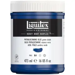 Liquitex&reg; Professional Heavy Body Acrylic&trade; Paint, 16oz. Phthalocyanine Blue (Green Shade)