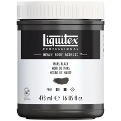 Liquitex&reg; Professional Heavy Body Acrylic&trade; Paint, 16oz. Mars Black