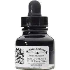 Winsor & Newton&trade; Draw Ink, Black Indian Ink