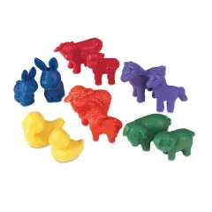 Learning Resources&reg; Friendly Farm&reg;&nbsp;Animal Counters, Set of 72