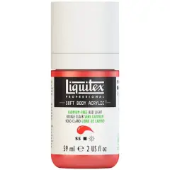 Liquitex&reg; Professional Soft Body Acrylic Bottle, 2oz. Cadmium-Free Red Light