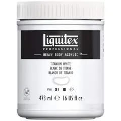 Liquitex&reg; Professional Heavy Body Acrylic&trade; Paint, 16oz. Titanium White