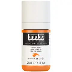 Liquitex&reg; Professional Soft Body Acrylic Bottle, 2oz. Vivid Red Orange