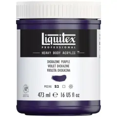 Liquitex&reg; Professional Heavy Body Acrylic&trade; Paint, 16oz. Dioxazine Purple