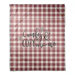 Designs Direct Comfy & Cozy Are We 50x60 Throw Blanket