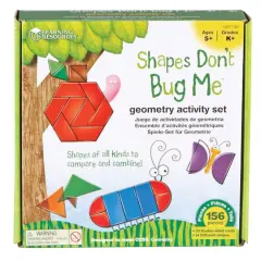 Learning Resources&reg; Shapes Don't Bug Me&trade; Geometry Activity Set