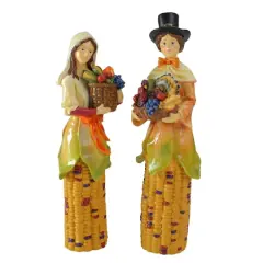 Pilgrim Autumn Harvest Table Top Decorations, 2 Pack
