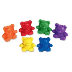 Learning Resources&reg; Six-Color Baby Bear&trade; Counters, Set of 102