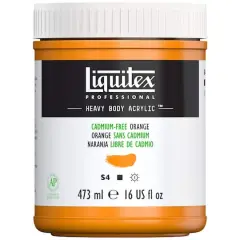 Liquitex&reg; Professional Heavy Body Acrylic&trade; Paint, 16oz. Cadmium Free Orange