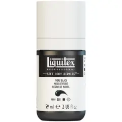 Liquitex&reg; Professional Soft Body Acrylic Bottle, 2oz. Ivory Black