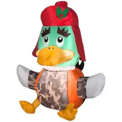 3.5ft. Airblown&reg; Inflatable Christmas Duck Hunter
