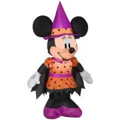 4ft. Airblown&reg; Inflatable Halloween Witch Minnie Mouse