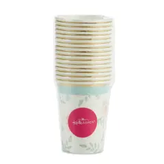 Kate Aspen&reg; Geometric Floral Paper Cups, 32ct.