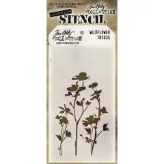 Stampers Anonymous Tim Holtz&reg; Wildflower Layered Stencil