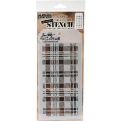 Stampers Anonymous Tim Holtz&reg; Plaid Layered Stencil