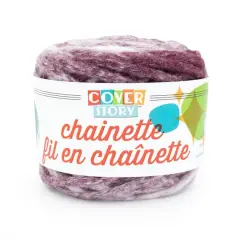Lion Brand&reg; Cover Story&trade; Chainette Yarn Burgundy