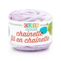 Lion Brand&reg; Cover Story&trade; Chainette Yarn Lilac